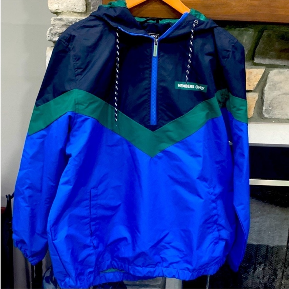 Members Only Navy and Blue Jacket